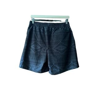 NWT Chubbies Men's The Quests 7" Athlounger Sport Short Black Printed Size M